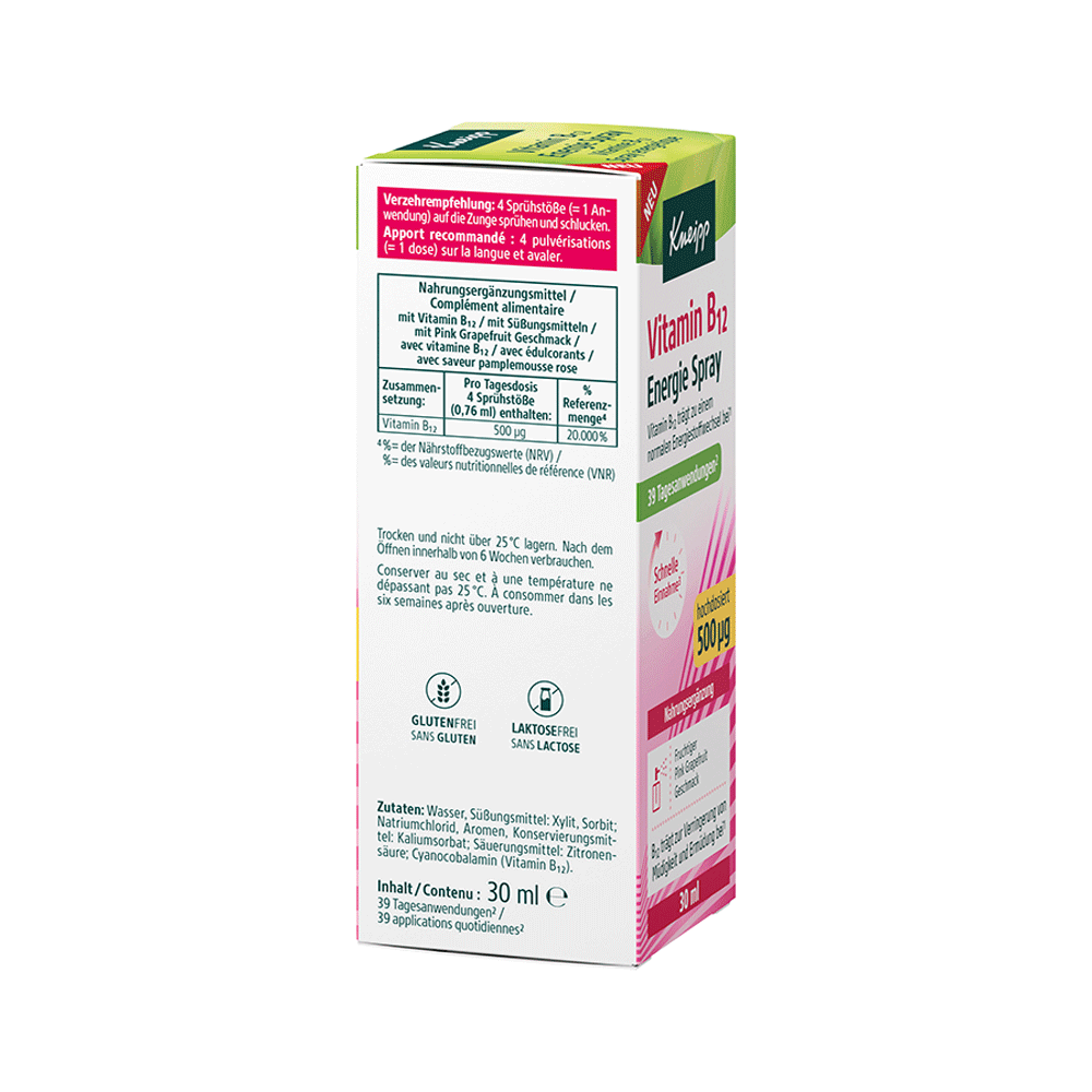 Bild: Kneipp Vitamin B12 Energie Spray 