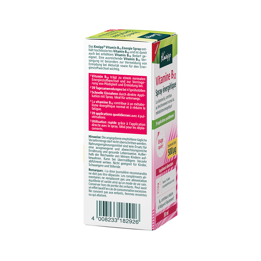 Bild: Kneipp Vitamin B12 Energie Spray 