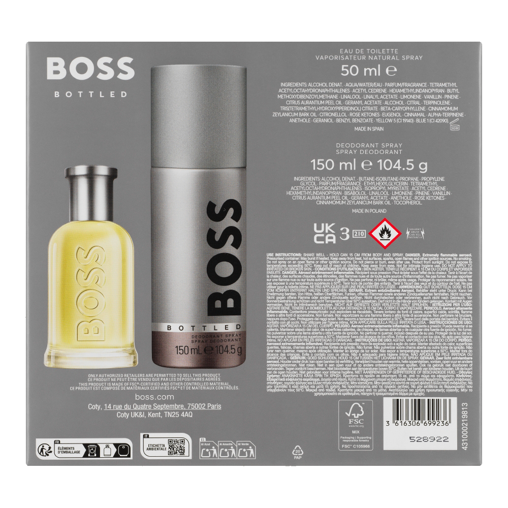 Bild: Hugo Boss Bottled Geschenkset 