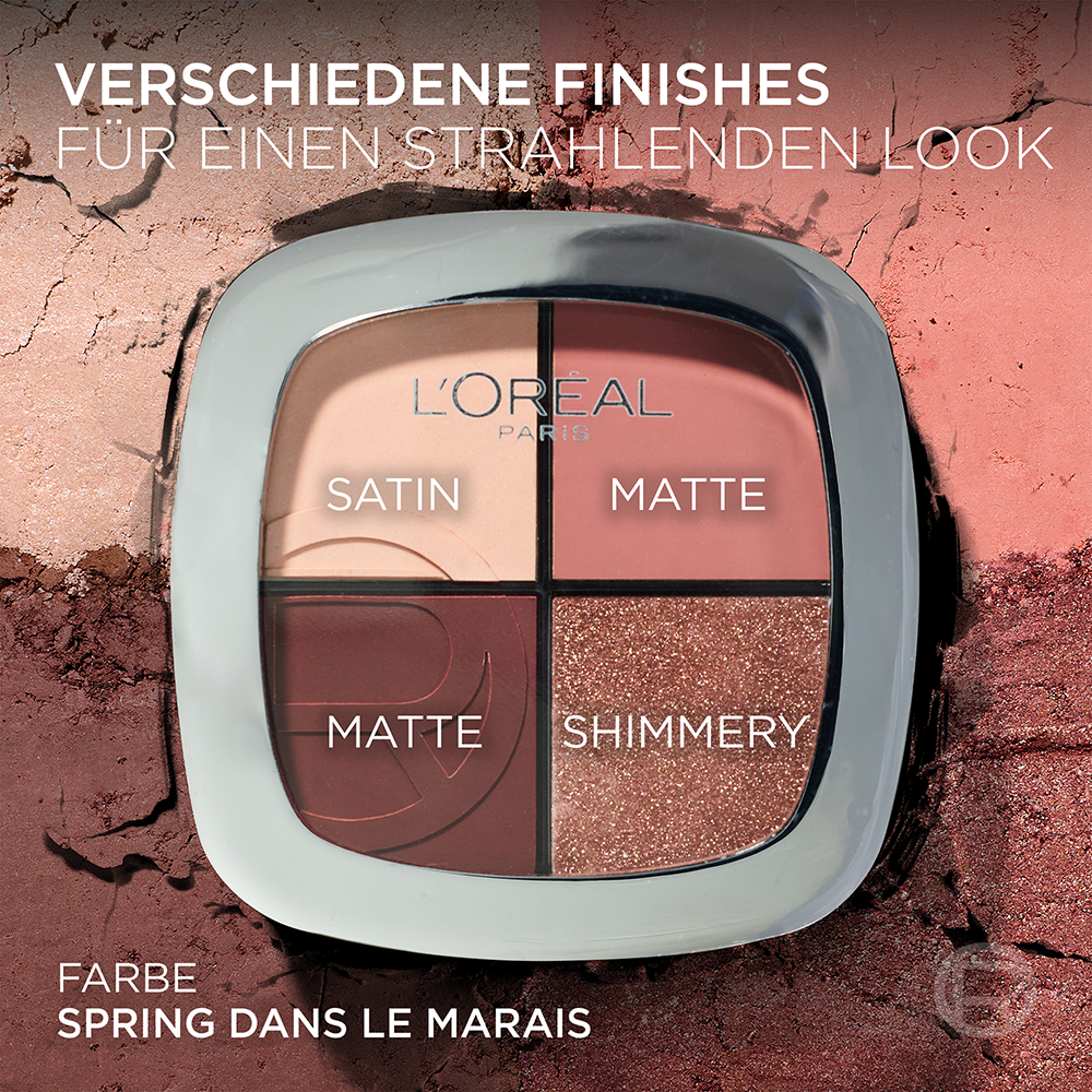 Bild: L'ORÉAL PARIS Rendez-Vous Couleur Eye & Cheek Quad Spring Dans Le Marais