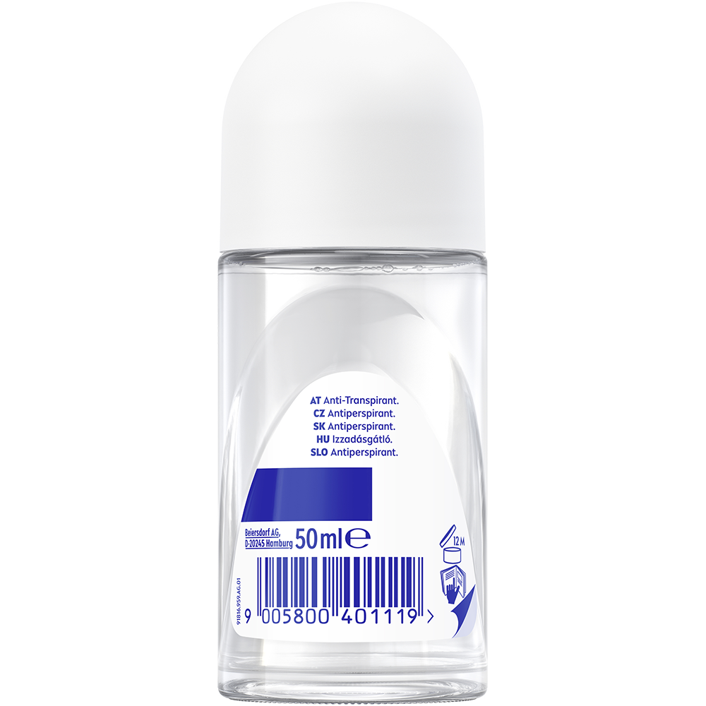 Bild: NIVEA Deo Roll On Black and White Authentic Skin and Clothes 