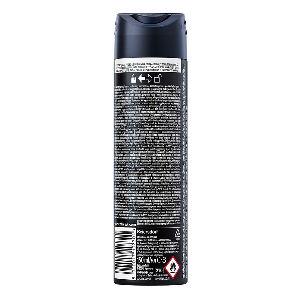 Bild: NIVEA MEN Deospray Black and White Invisible Epic Night 