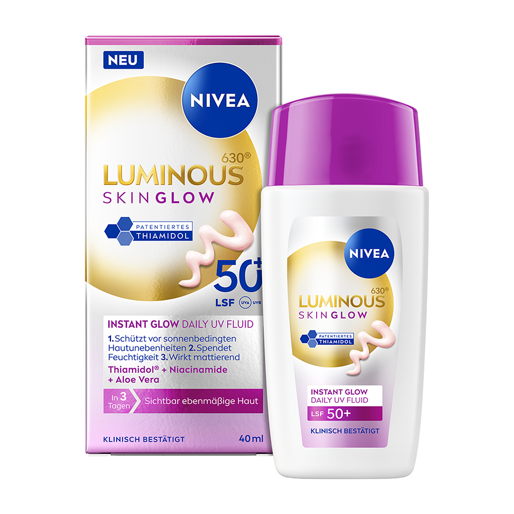Bild: NIVEA Instant Glow Daily Fluid LSF 50+ 