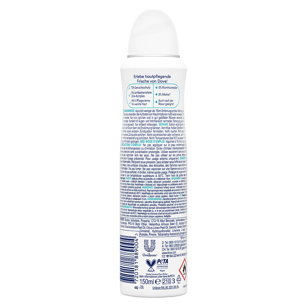 Bild: Dove Deo Spray Fresh Care+