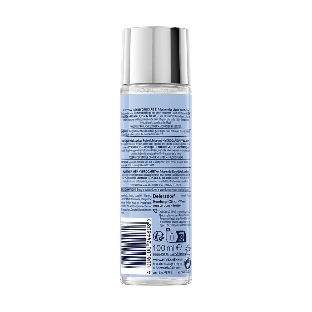 Bild: NIVEA MEN Liquid Moisturiser Hydrocare 