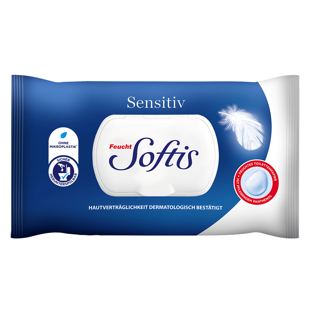 Bild: Softis Feuchtes Toilettenpapier Sensitiv