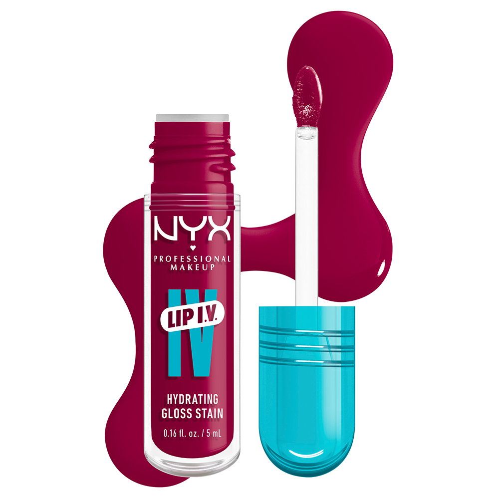 Bild: NYX Professional Make-up LIP IV Hydrating Gloss Serum Lipgloss Magenta Mist