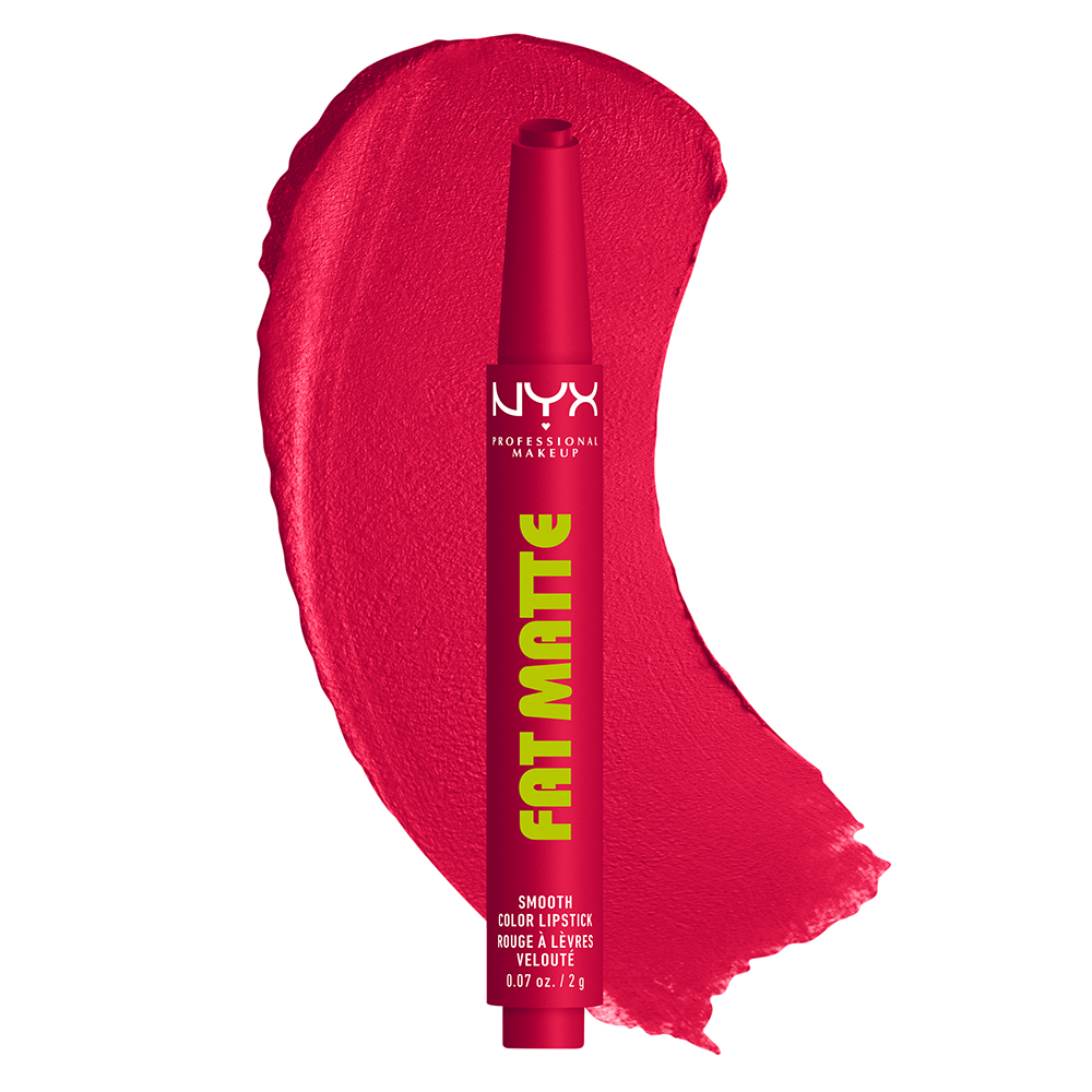 Bild: NYX Professional Make-up Fat Matte Smooth Lippenstift Hibiscus Hug