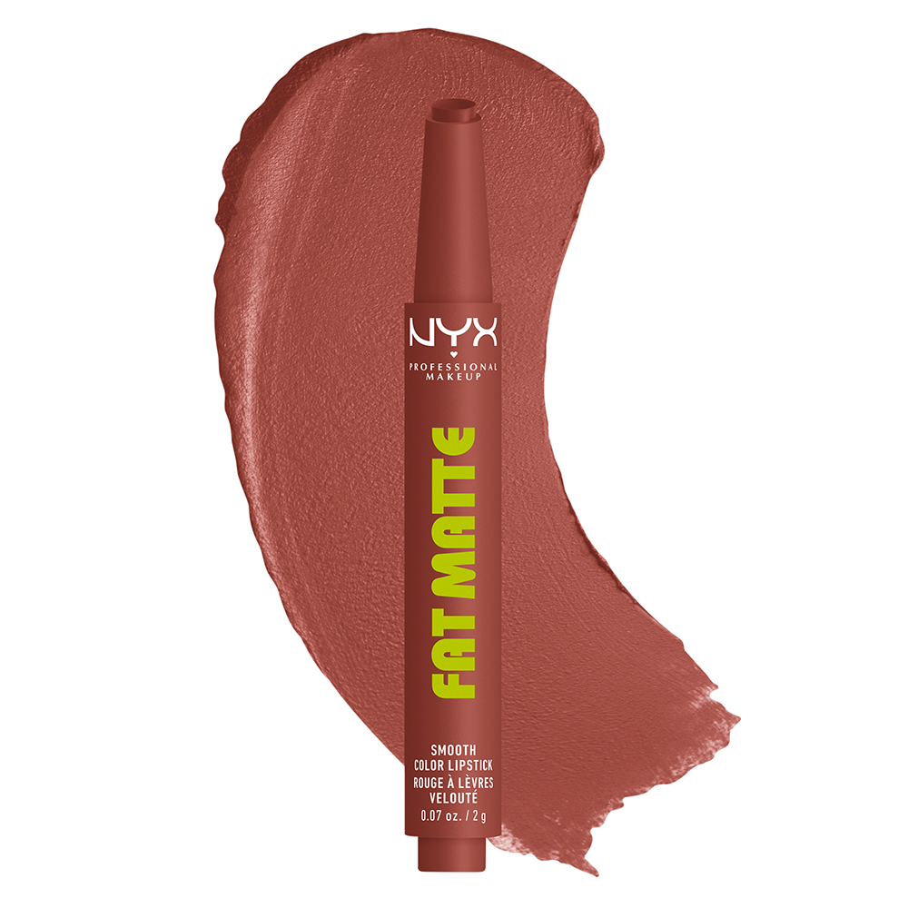 Bild: NYX Professional Make-up Fat Matte Smooth Lippenstift Toasty Taupe
