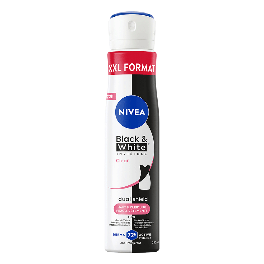 Bild: NIVEA Deo-Spray Black and White Clear 