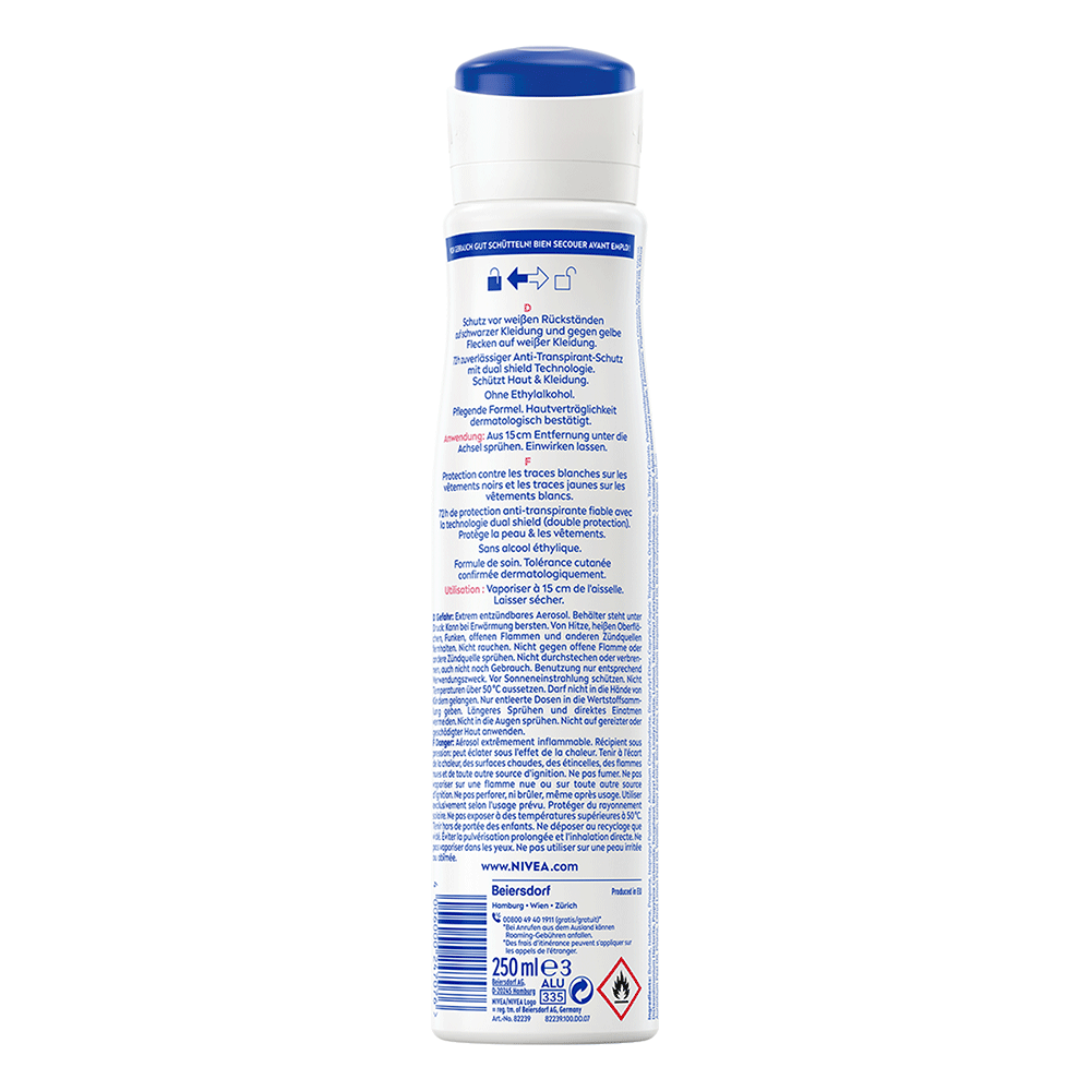 Bild: NIVEA Deo-Spray Black and White Clear 