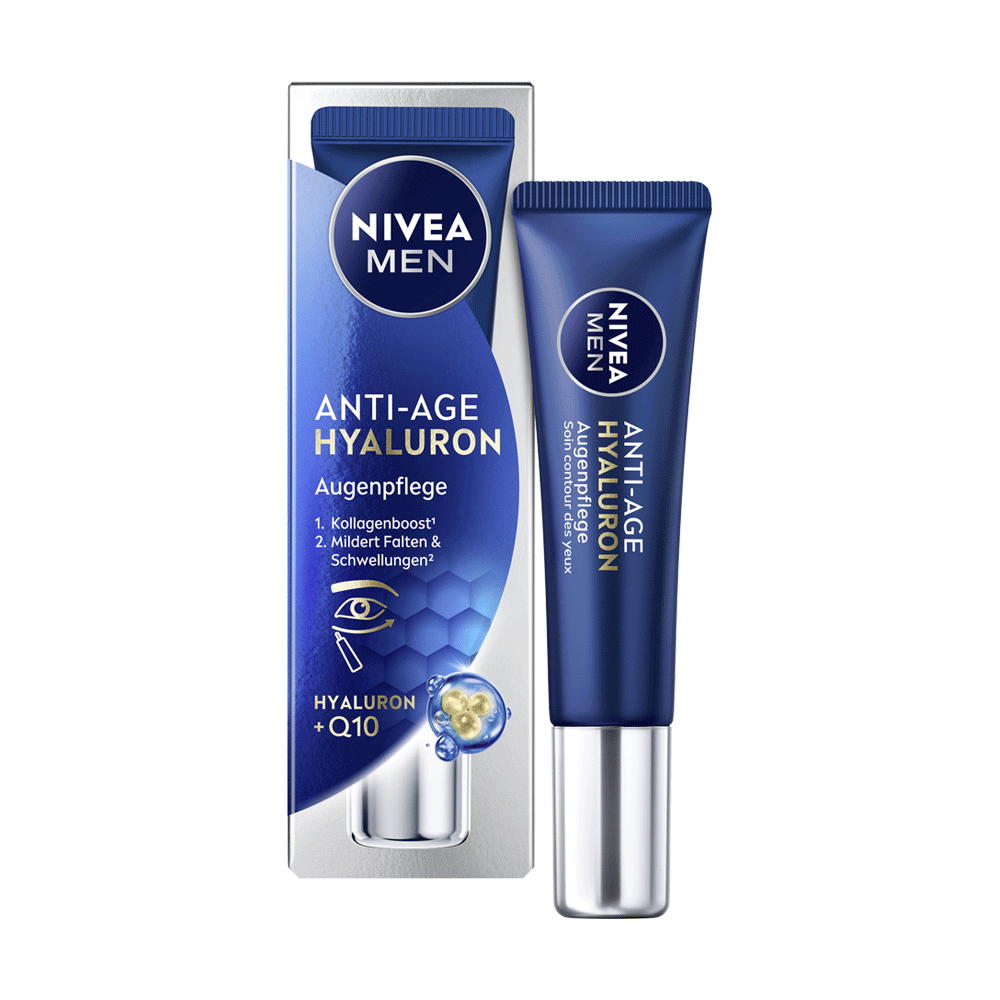 Bild: NIVEA MEN Augenpflege Hyaluron + Q10 