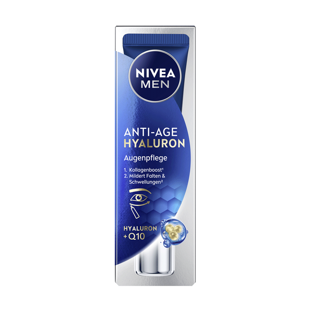 Bild: NIVEA MEN Augenpflege Hyaluron + Q10 