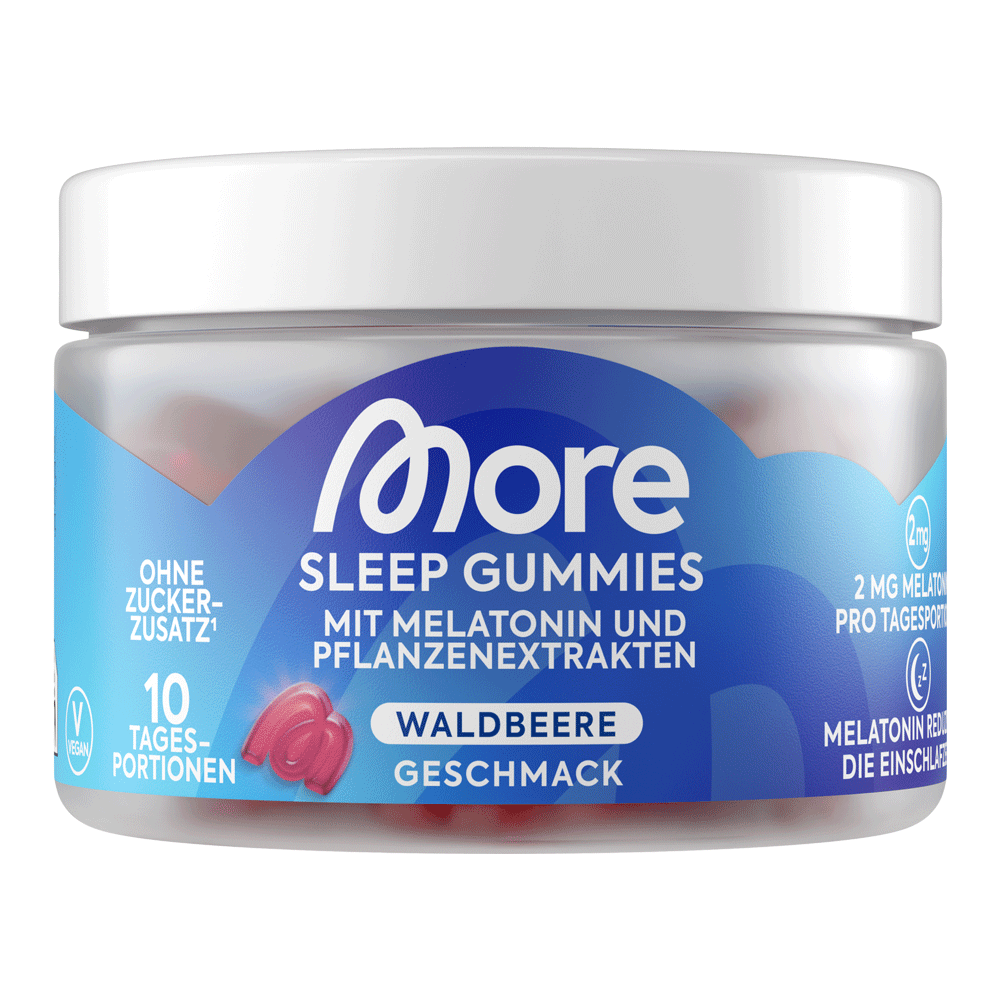 Bild: More More Sleep Gummies Melatonin Waldbeere 