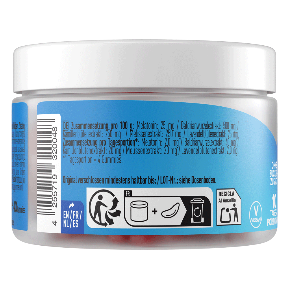 Bild: More More Sleep Gummies Melatonin Waldbeere 