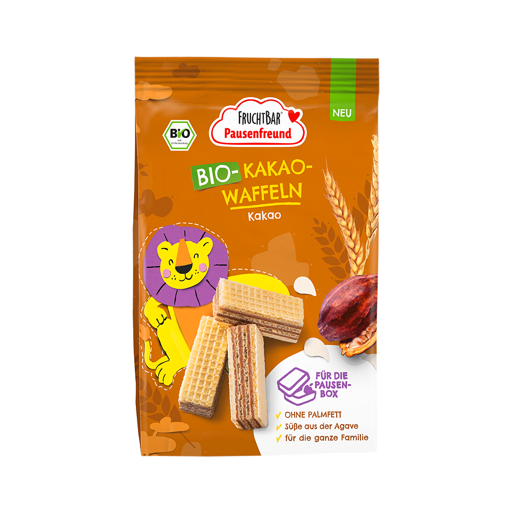 Bild: FruchtBar Bio Kakao Waffeln 