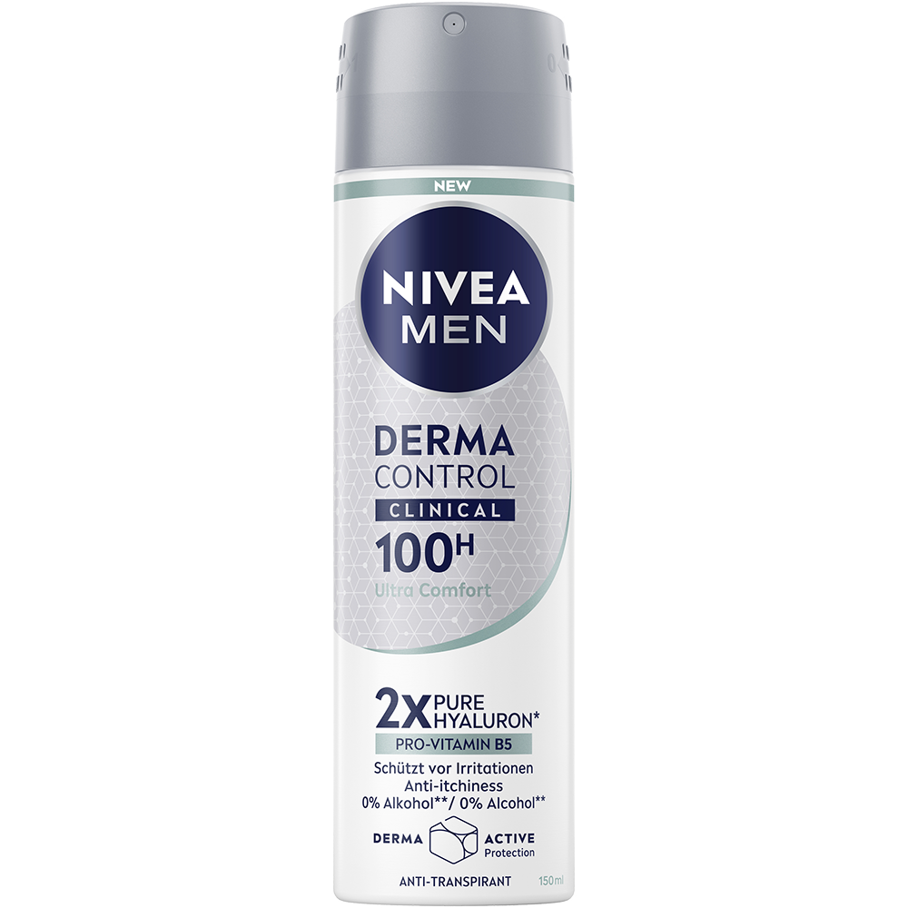 Bild: NIVEA MEN Deo Spray Derma Control Clinical Ultra Comfort 