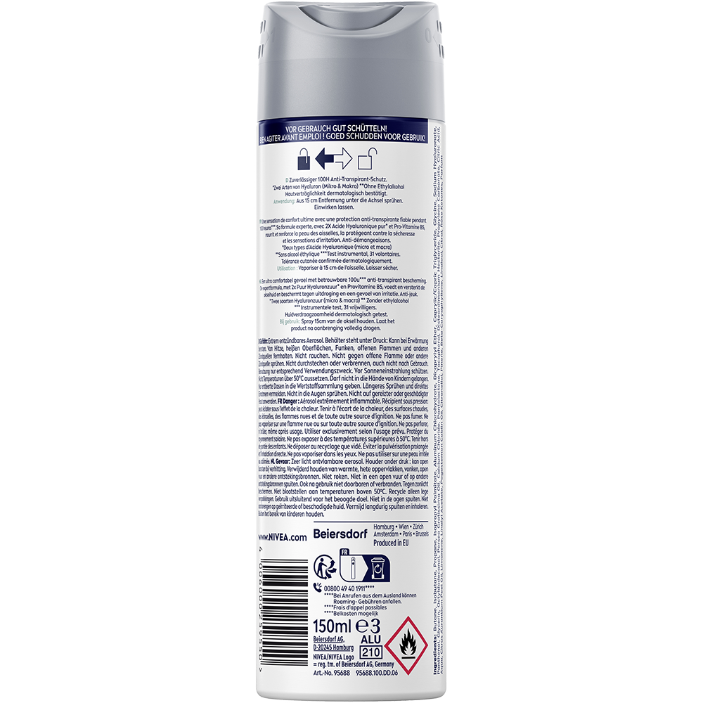 Bild: NIVEA MEN Deo Spray Derma Control Clinical Ultra Comfort 