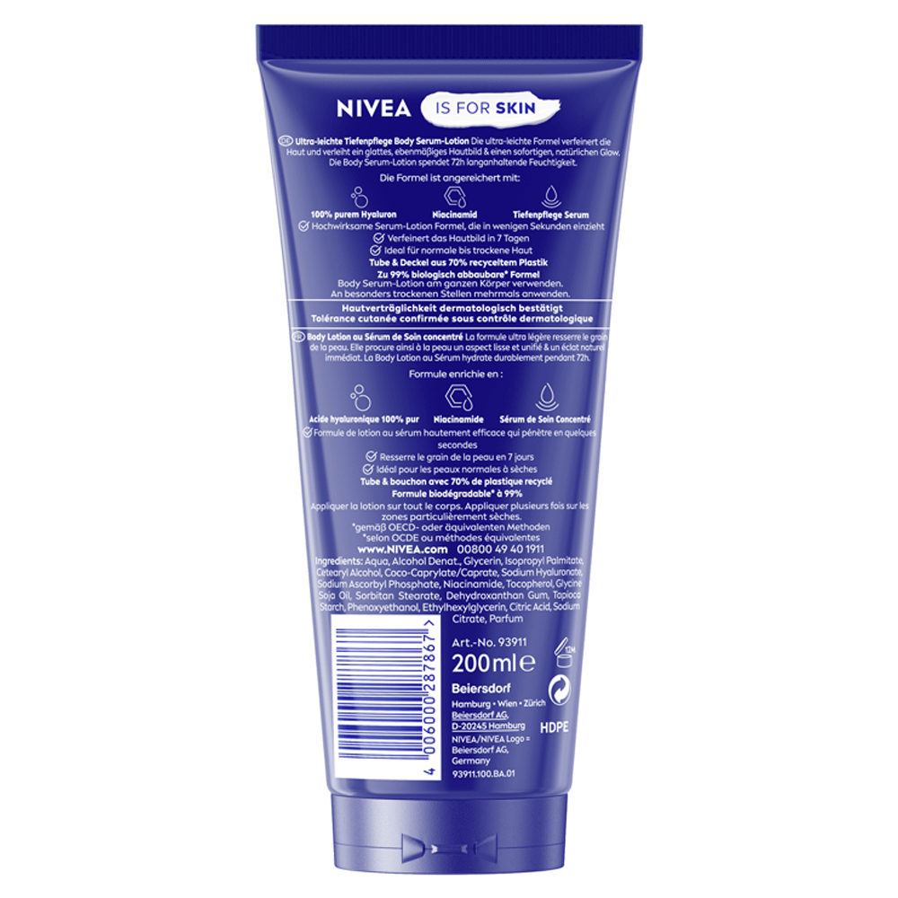 Bild: NIVEA Hautverfeinernde Serum Lotion 
