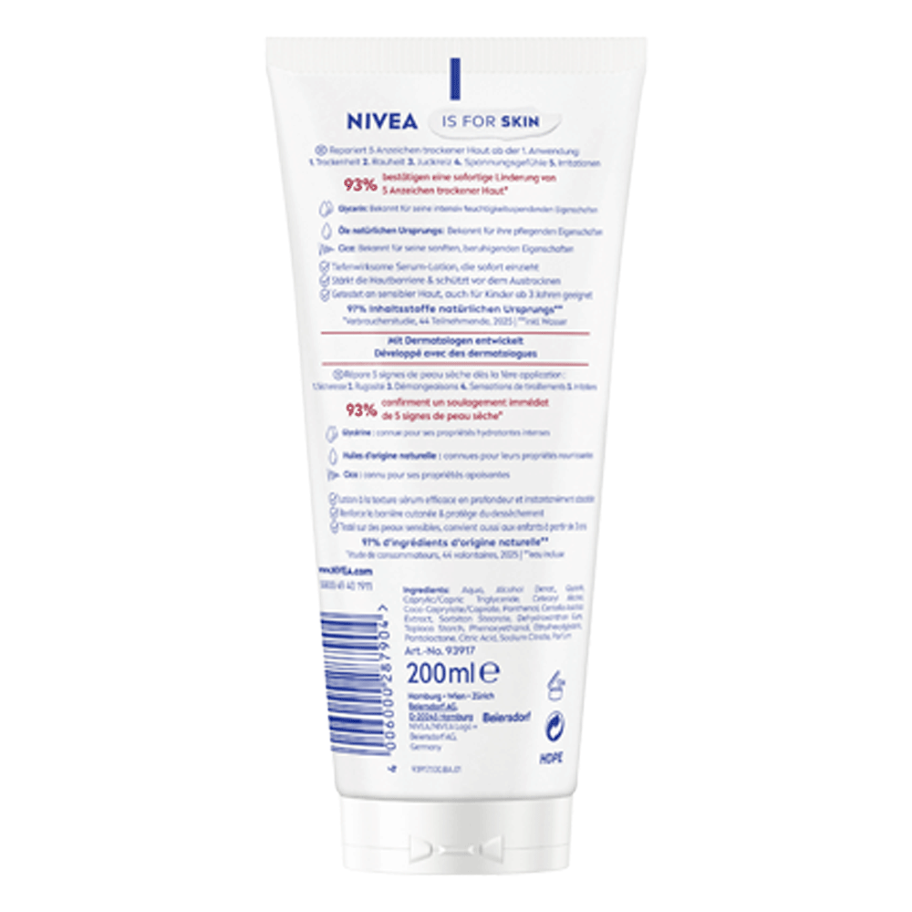 Bild: NIVEA Serum Lotion Advanced Repairing 