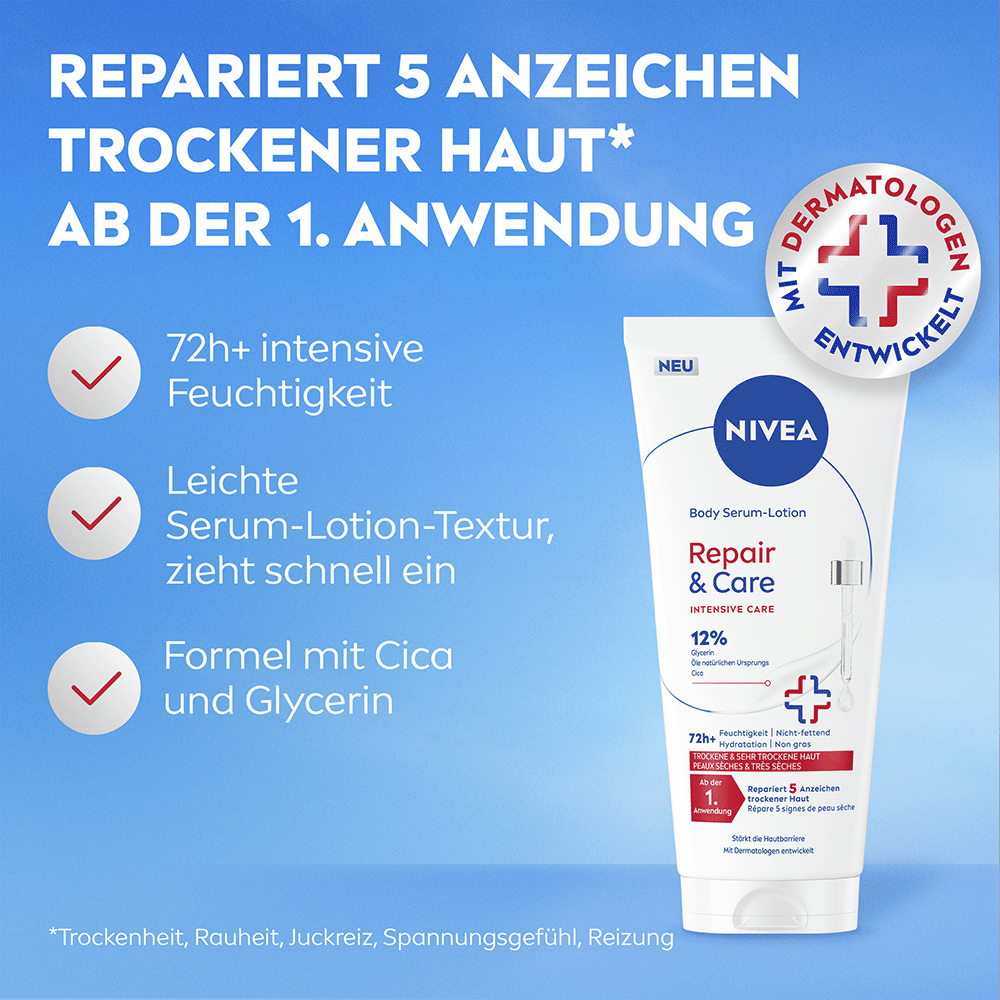 Bild: NIVEA Serum Lotion Advanced Repairing 