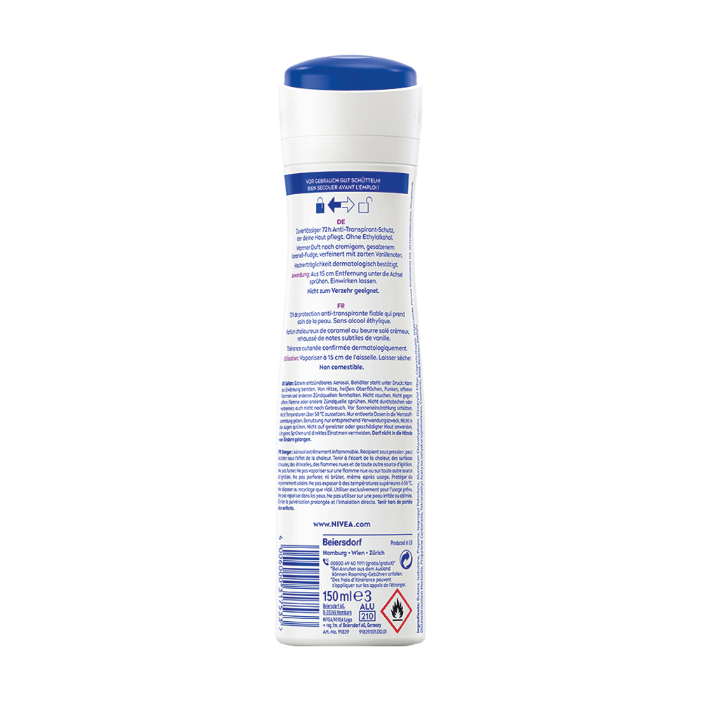 Bild: NIVEA Deo Spray Caramel Fudge