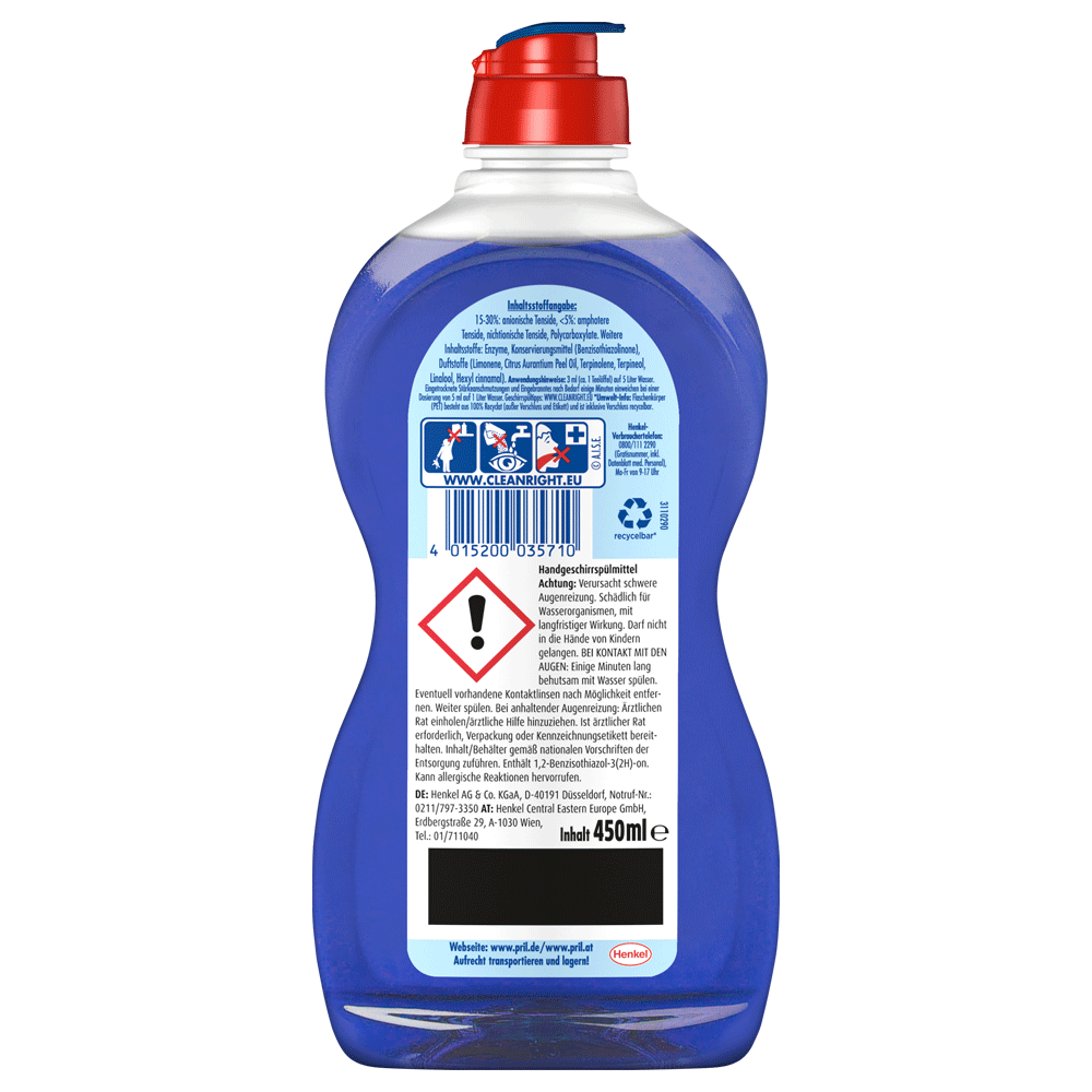 Bild: Pril Handgeschirrspülmittel Kraftgel Ultra Plus 