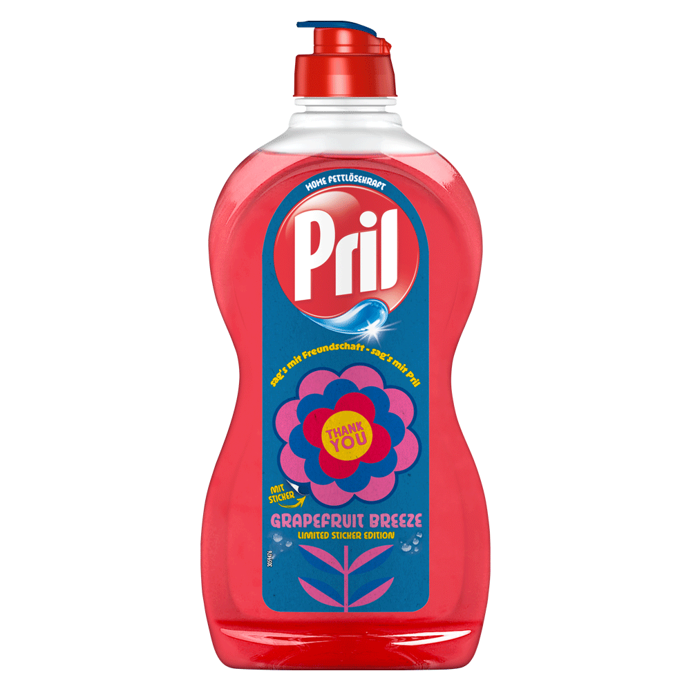Bild: Pril Handgeschirrspülmittel Grapefruit Breeze Limited Sticker Edition 