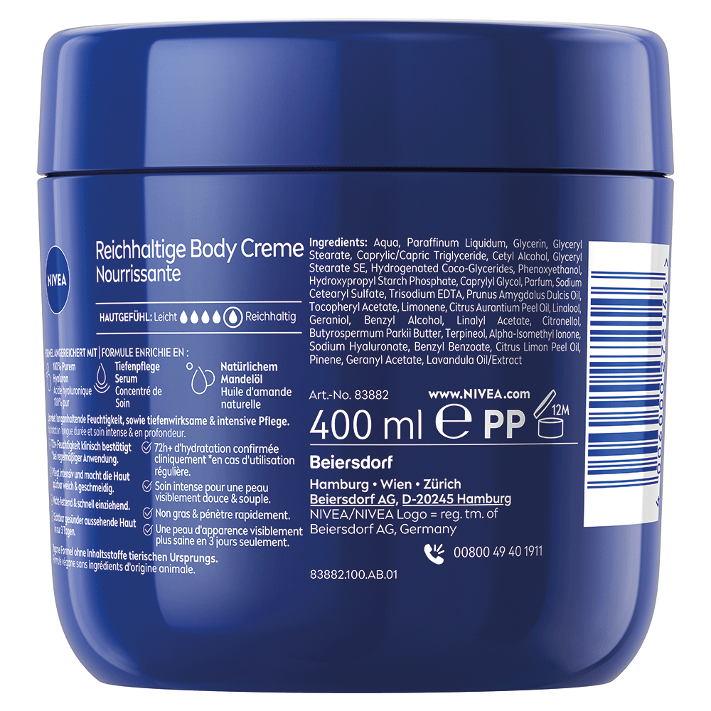 Bild: NIVEA Reichhaltige Body Creme 