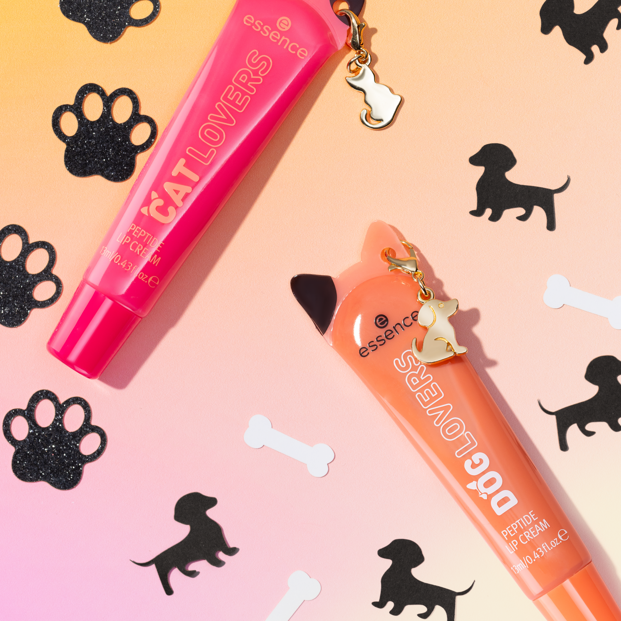 Bild: essence DOG GANG OR CAT CREW?!? DOG LOVERS peptide lip cream 