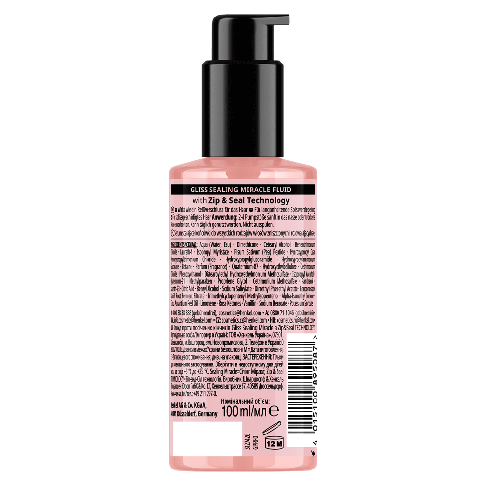 Bild: Schwarzkopf GLISS Sealing Fluid