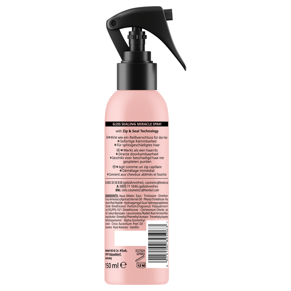 Bild: Schwarzkopf GLISS Instant Sealing Spray