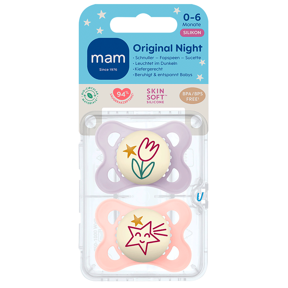 Bild: MAM Original Night Schnuller 0-6 Monate