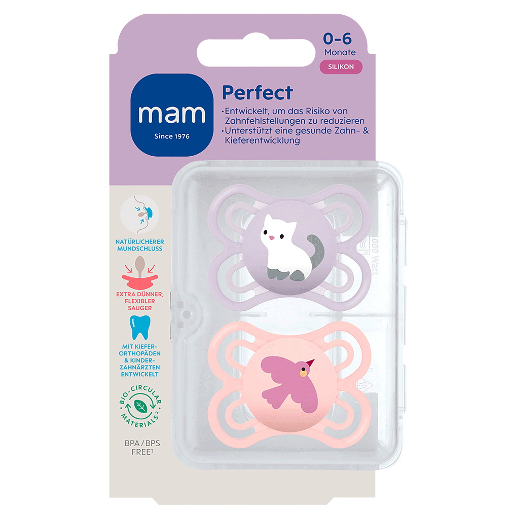 Bild: MAM Perfect Schuller Silikon 0-6 Monate