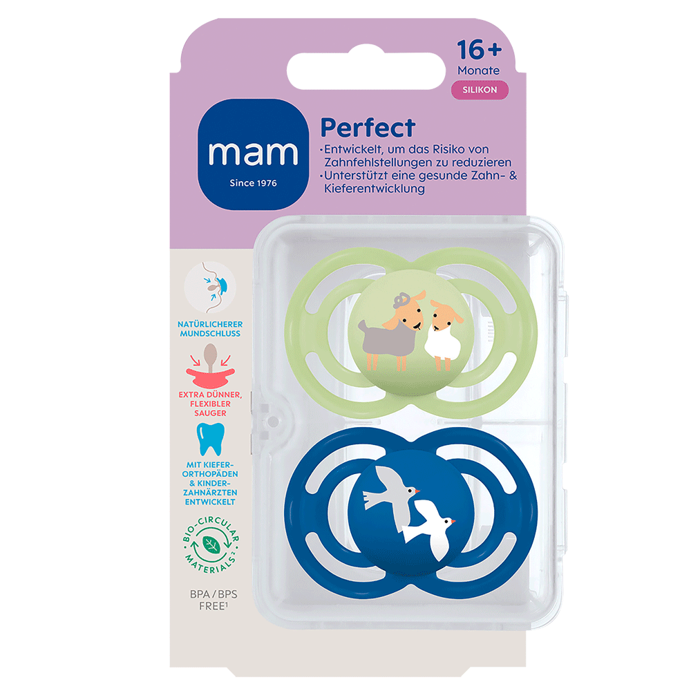 Bild: MAM Perfect Schnuller Silikon 16+ Monate