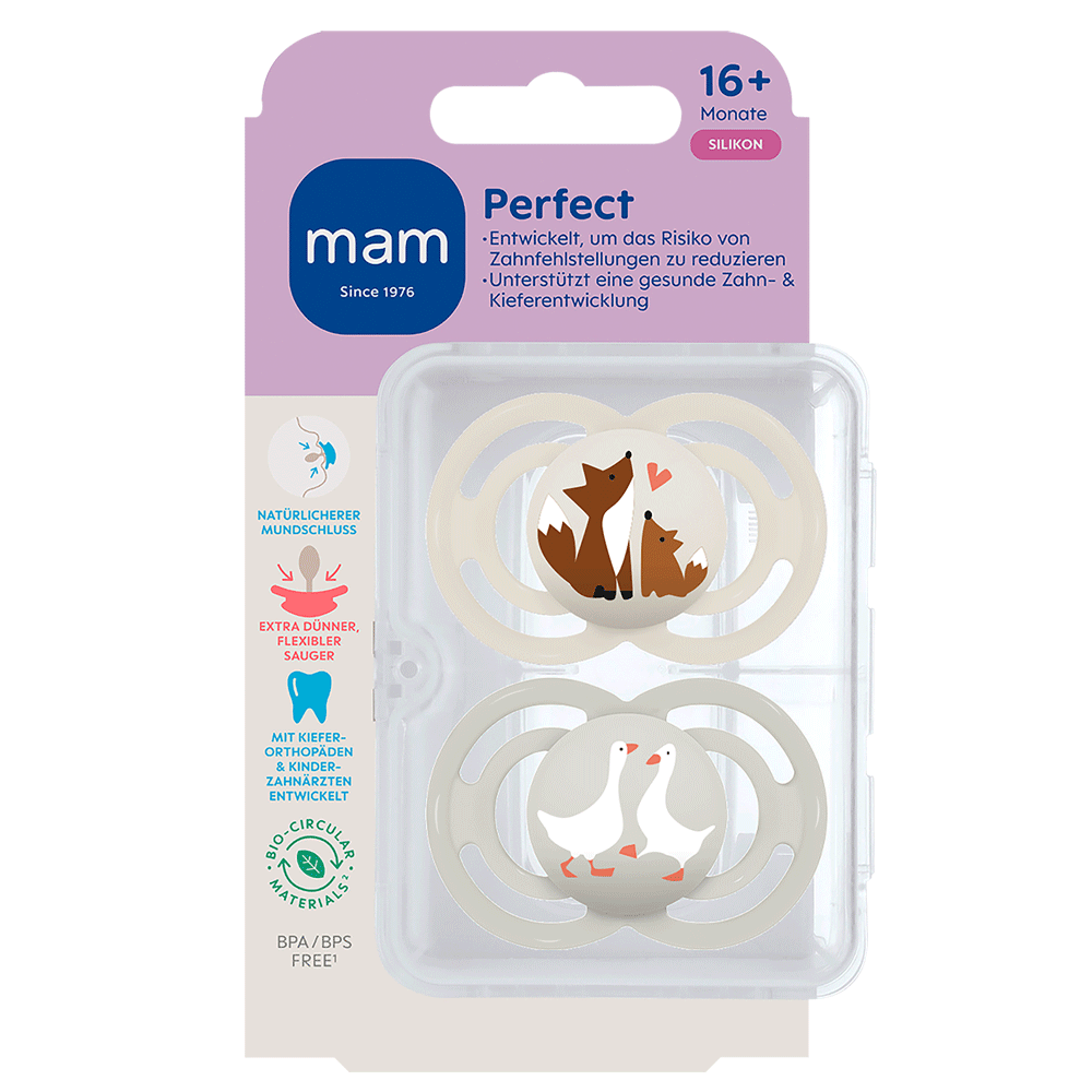 Bild: MAM Perfect Schnuller Silikon 16+ Monate