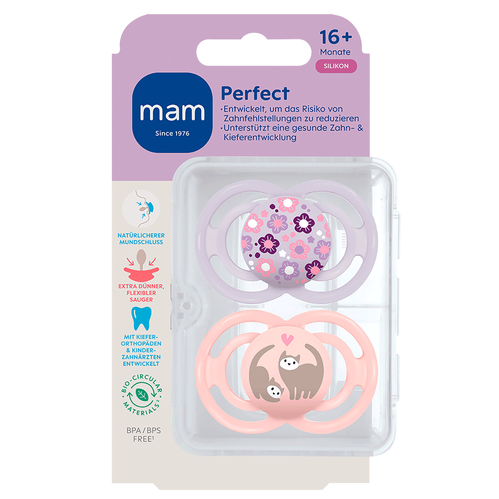 Bild: MAM Perfect Schnuller Silikon 16+ Monate