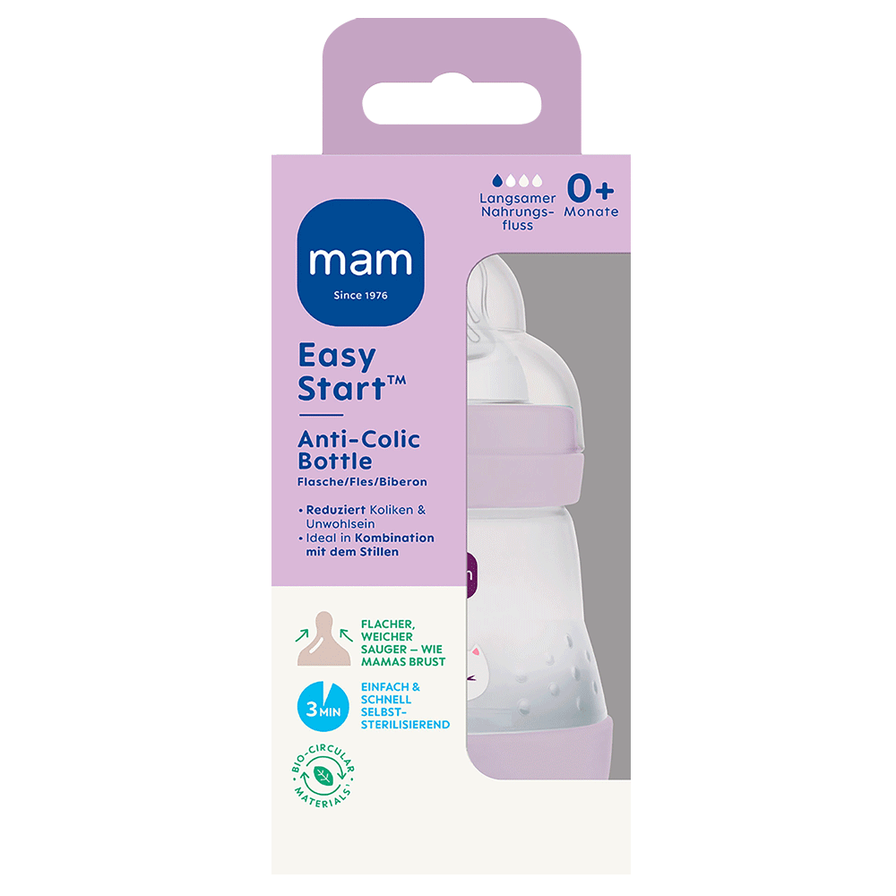 Bild: MAM Anti-Colic Bottle Easy Start 0+ Monate
