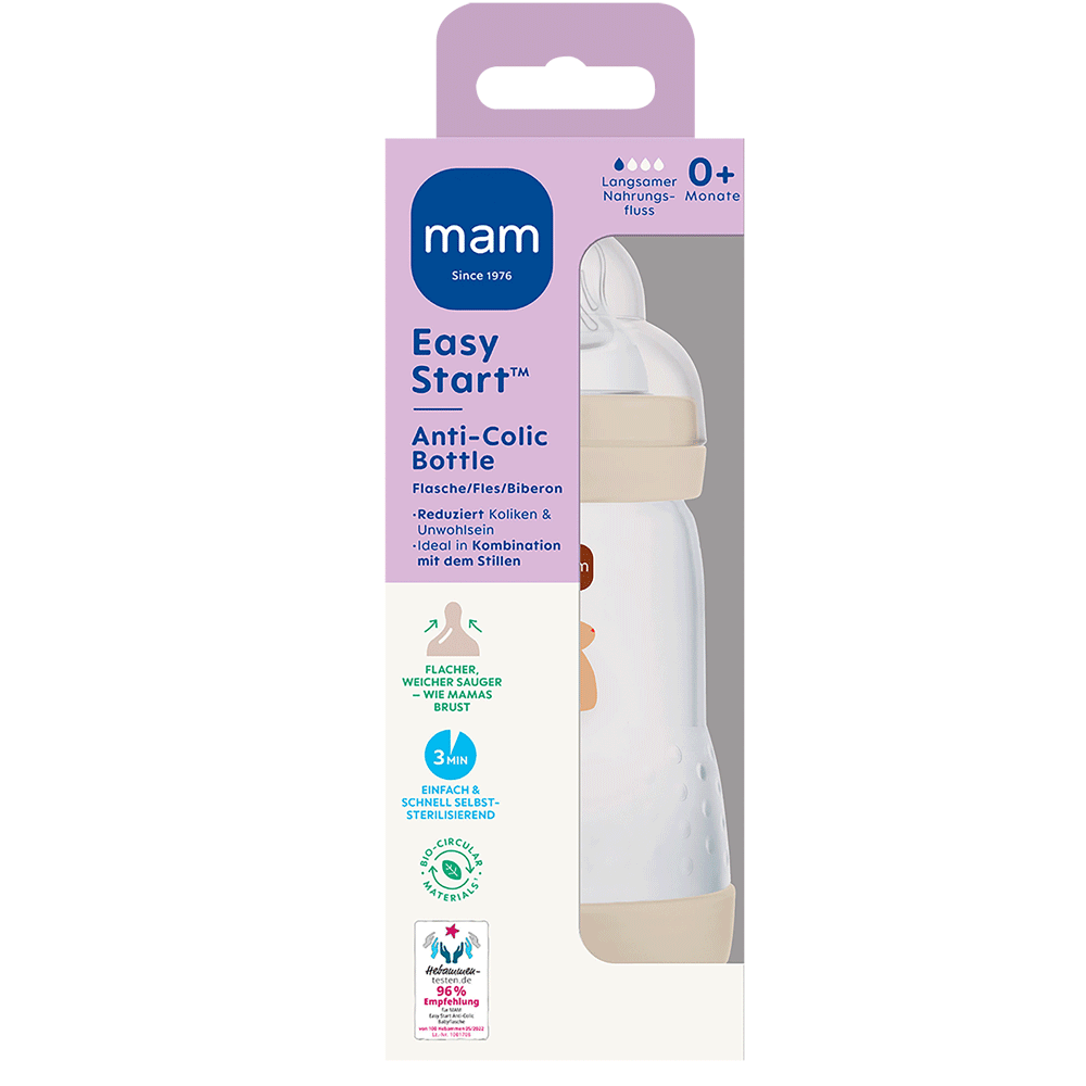 Bild: MAM Easy Start Anti-Colic Bottle 0+ Monate