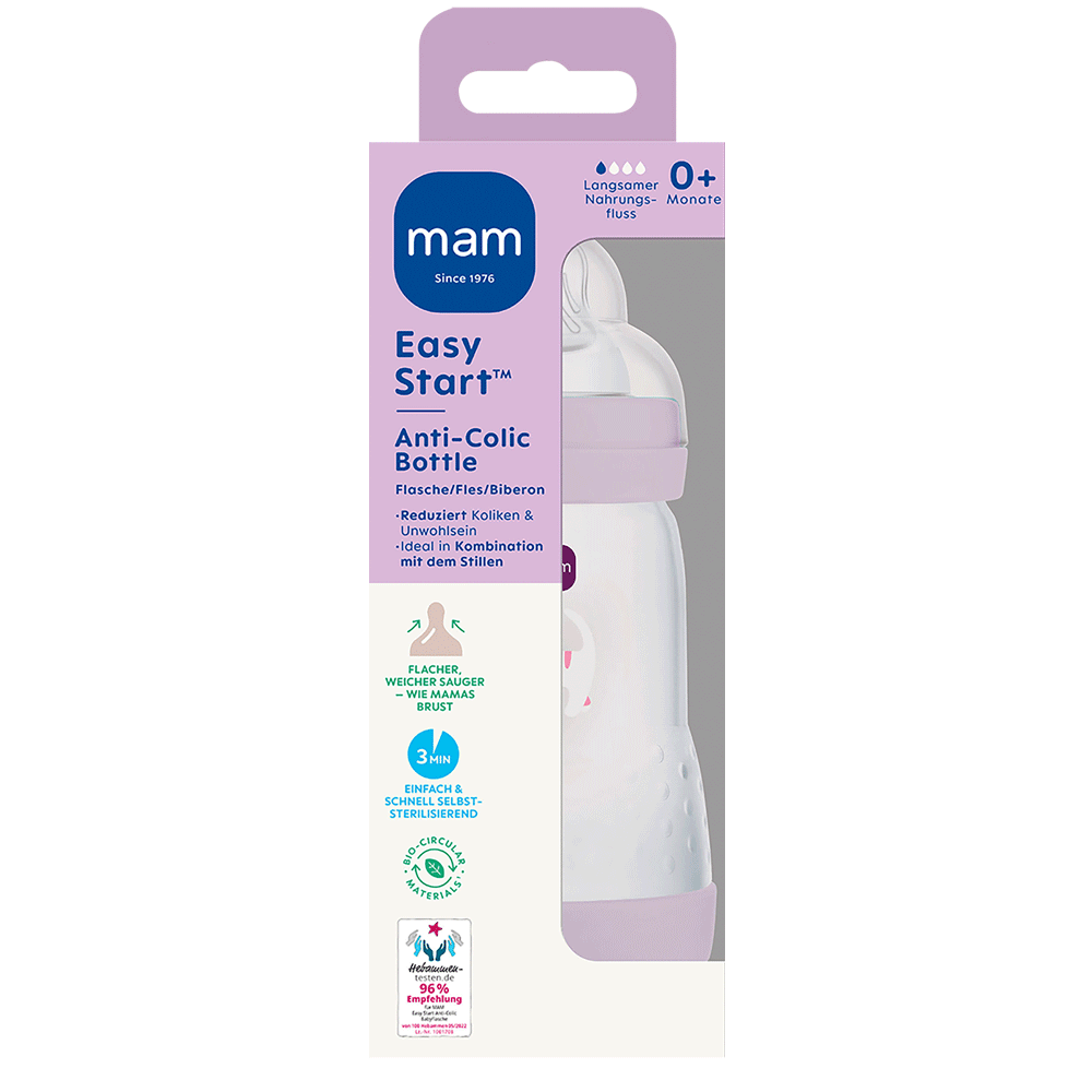 Bild: MAM Easy Start Anti-Colic Bottle 0+ Monate