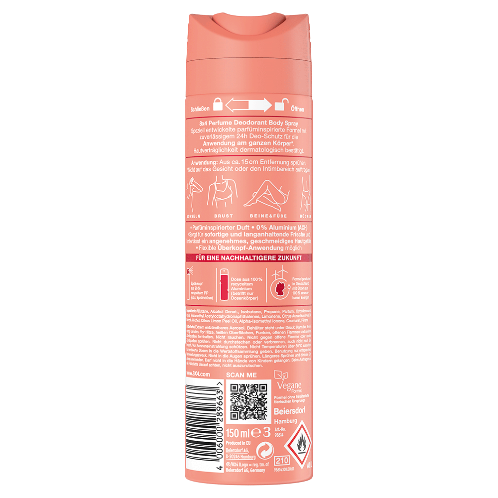 Bild: 8X4 Body Spray Coral Charme
