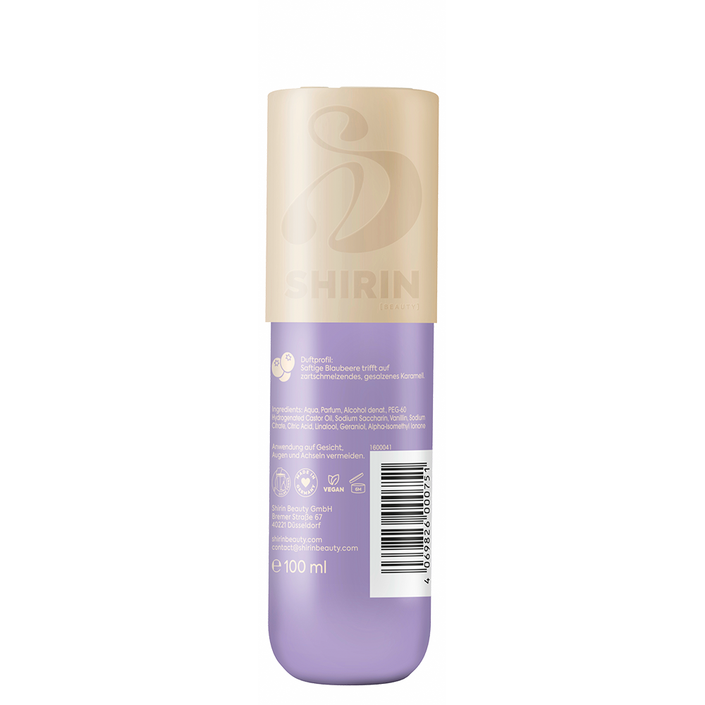 Bild: Shirin Beauty Bodyspray Blueberry Caramel