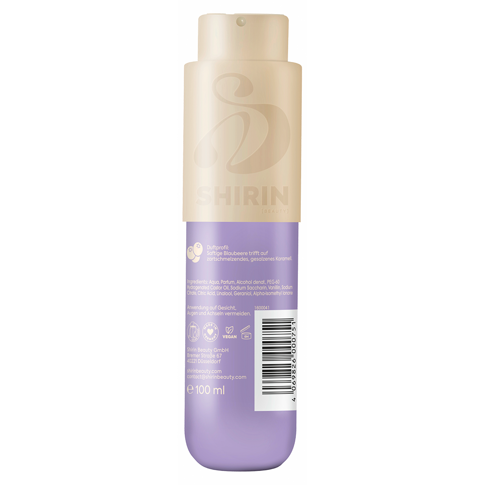 Bild: Shirin Beauty Bodyspray Blueberry Caramel