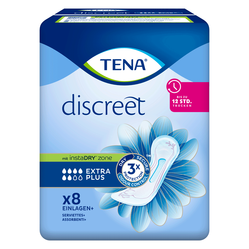 Bild: TENA Discreet Einlagen Extra Plus 