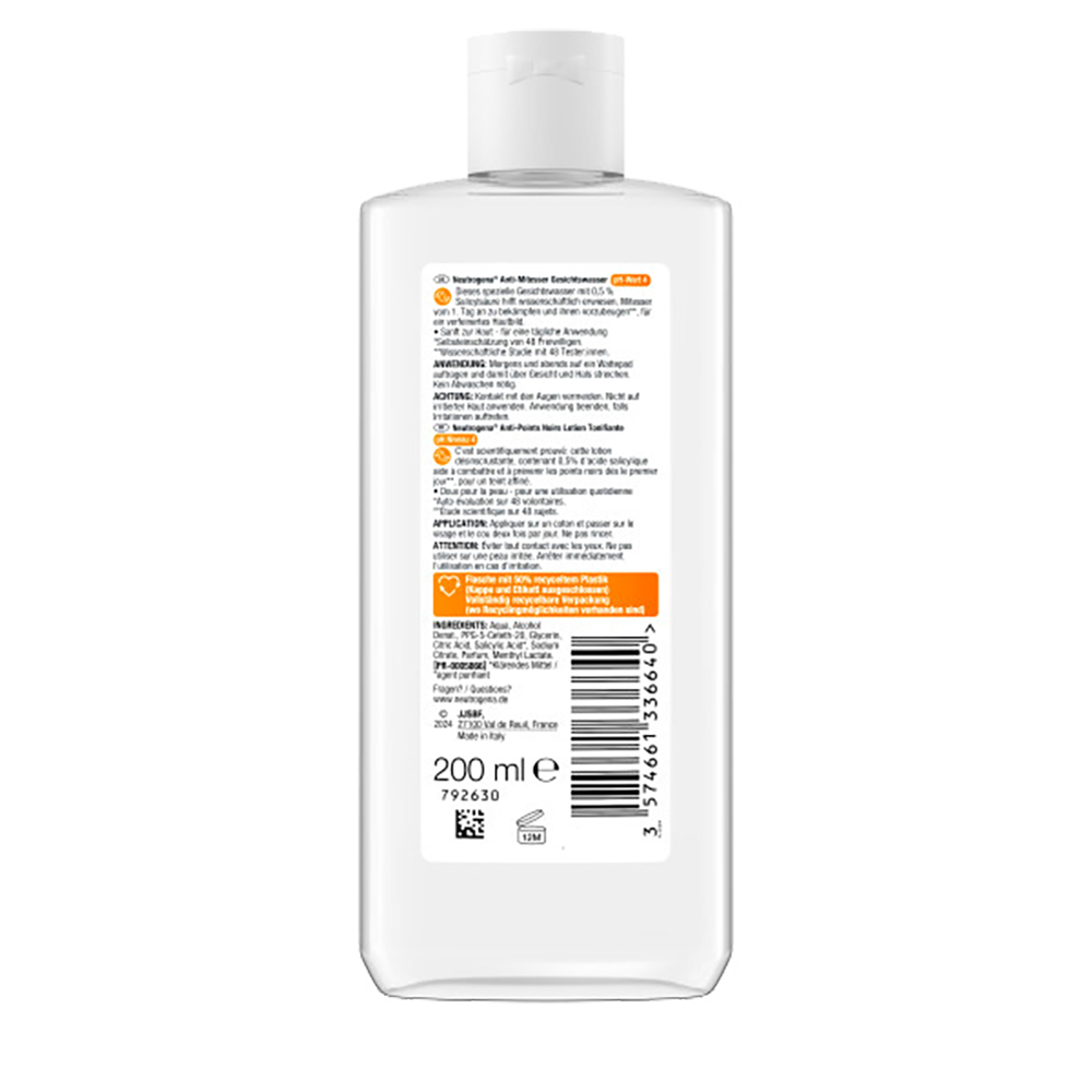 Bild: Neutrogena Anti Mitesser Geischtswasser 