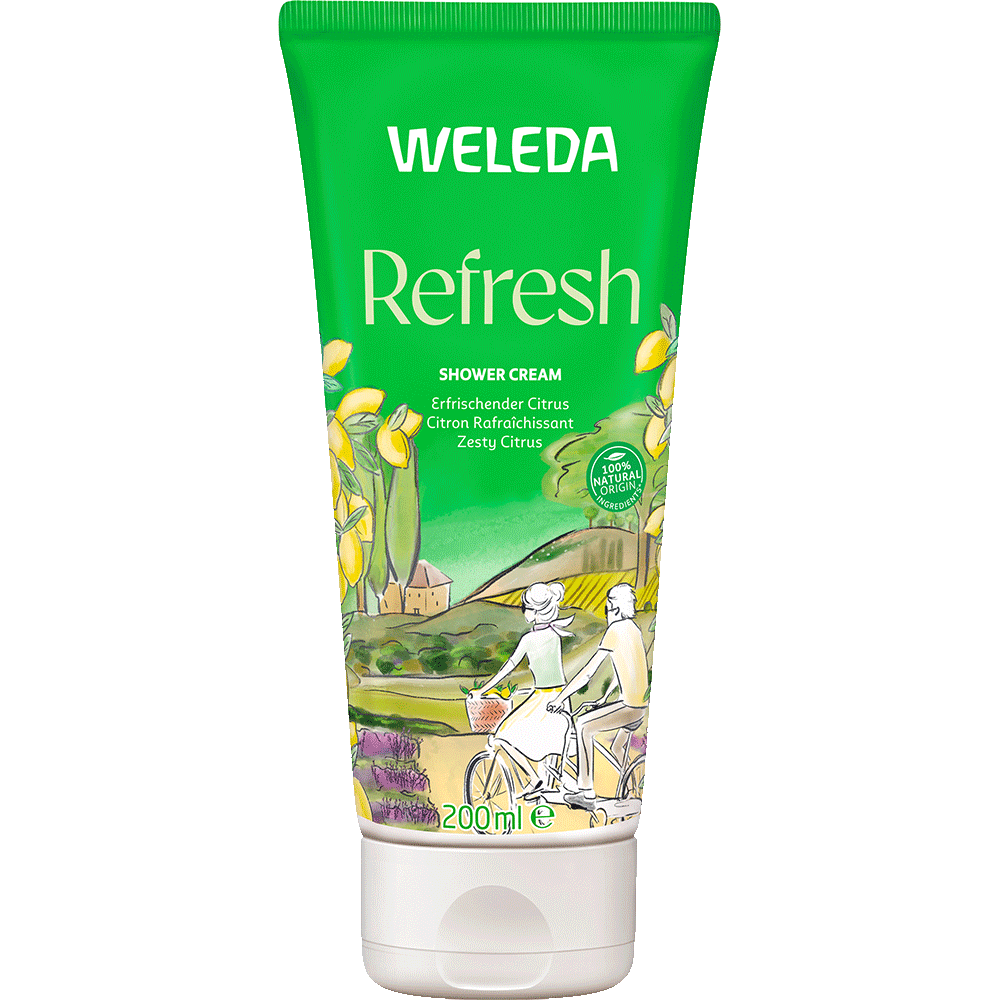Bild: WELEDA Refresh Creme Dusche Erfrischender Citrus 