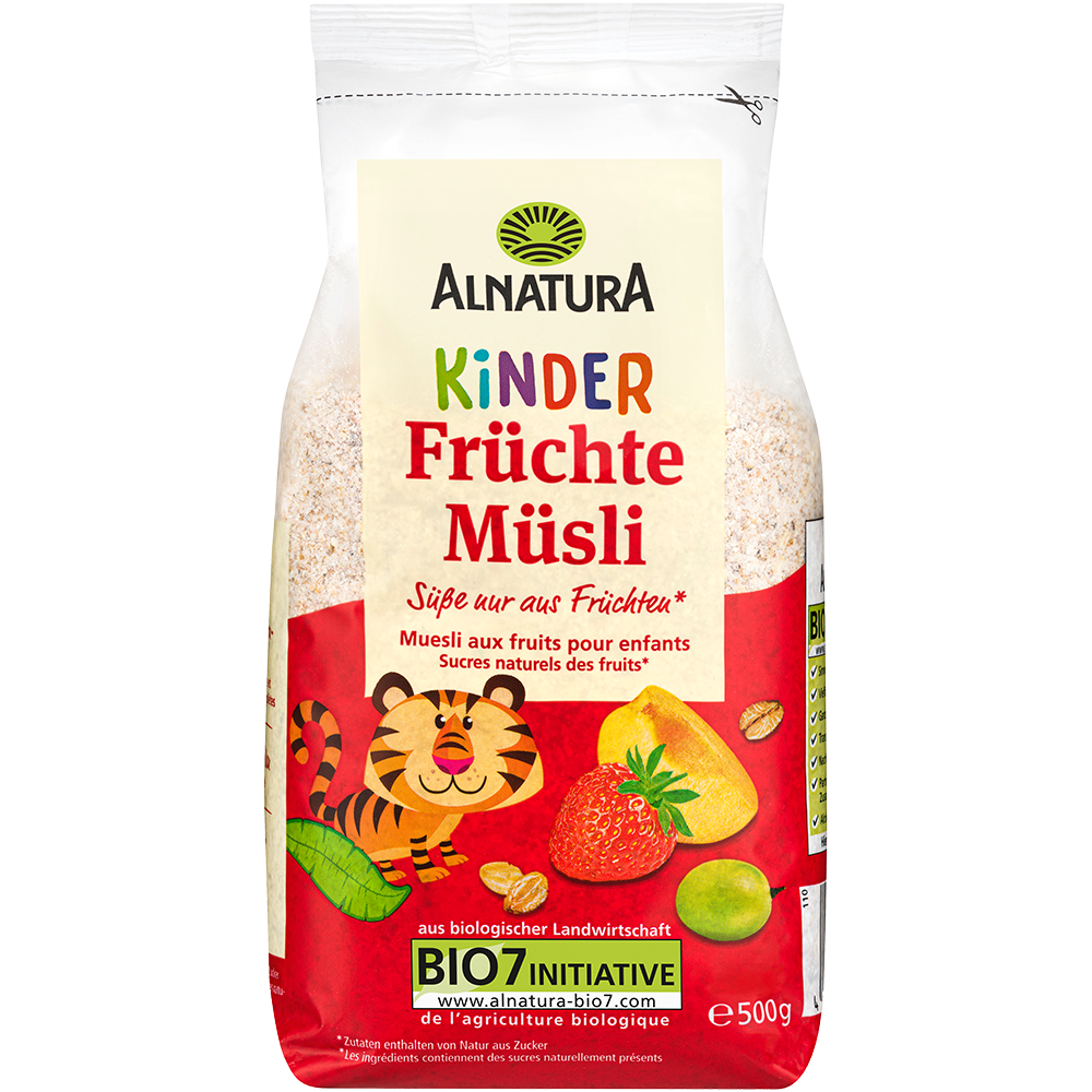 Bild: ALNATURA Kinder Früchte Müsli 