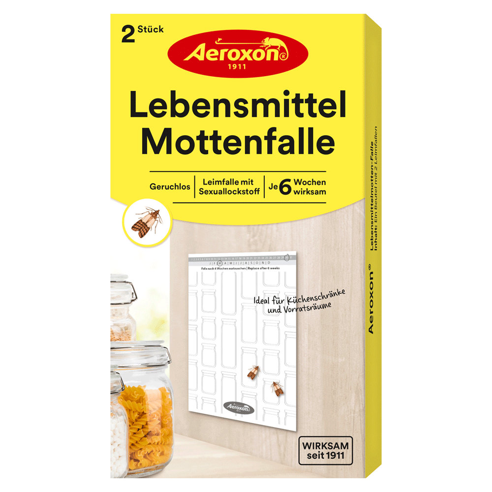 Bild: Aeroxon Lebensmittel Mottenfalle 