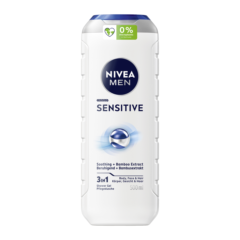 Bild: NIVEA MEN 3In1 Pflegedusche Sensitive 