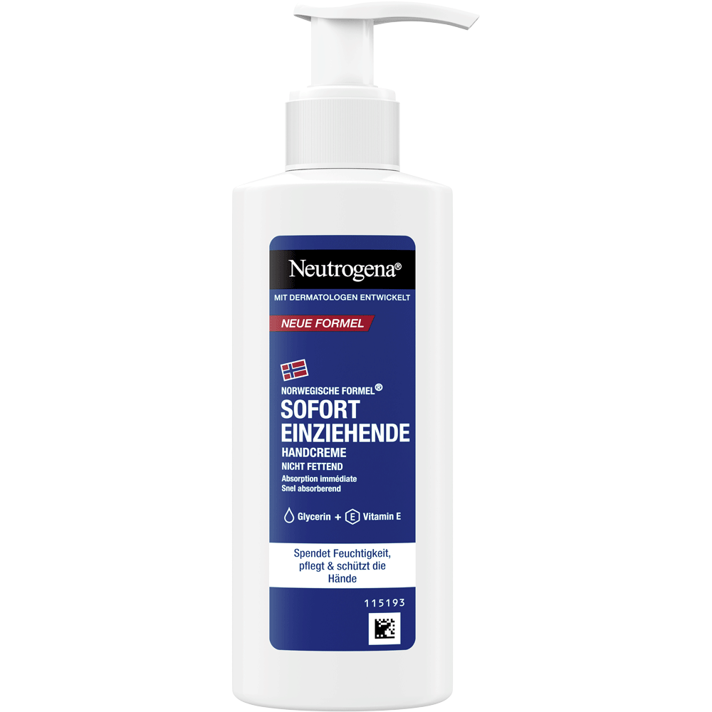 Bild: Neutrogena Handcreme Sofort Einziehend Pumpe 